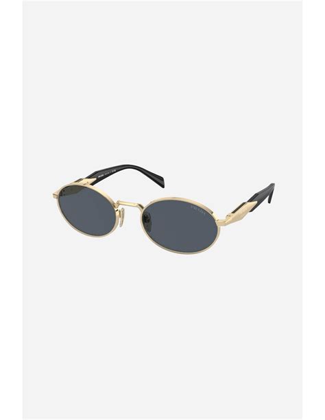 prada sunglasses round gold